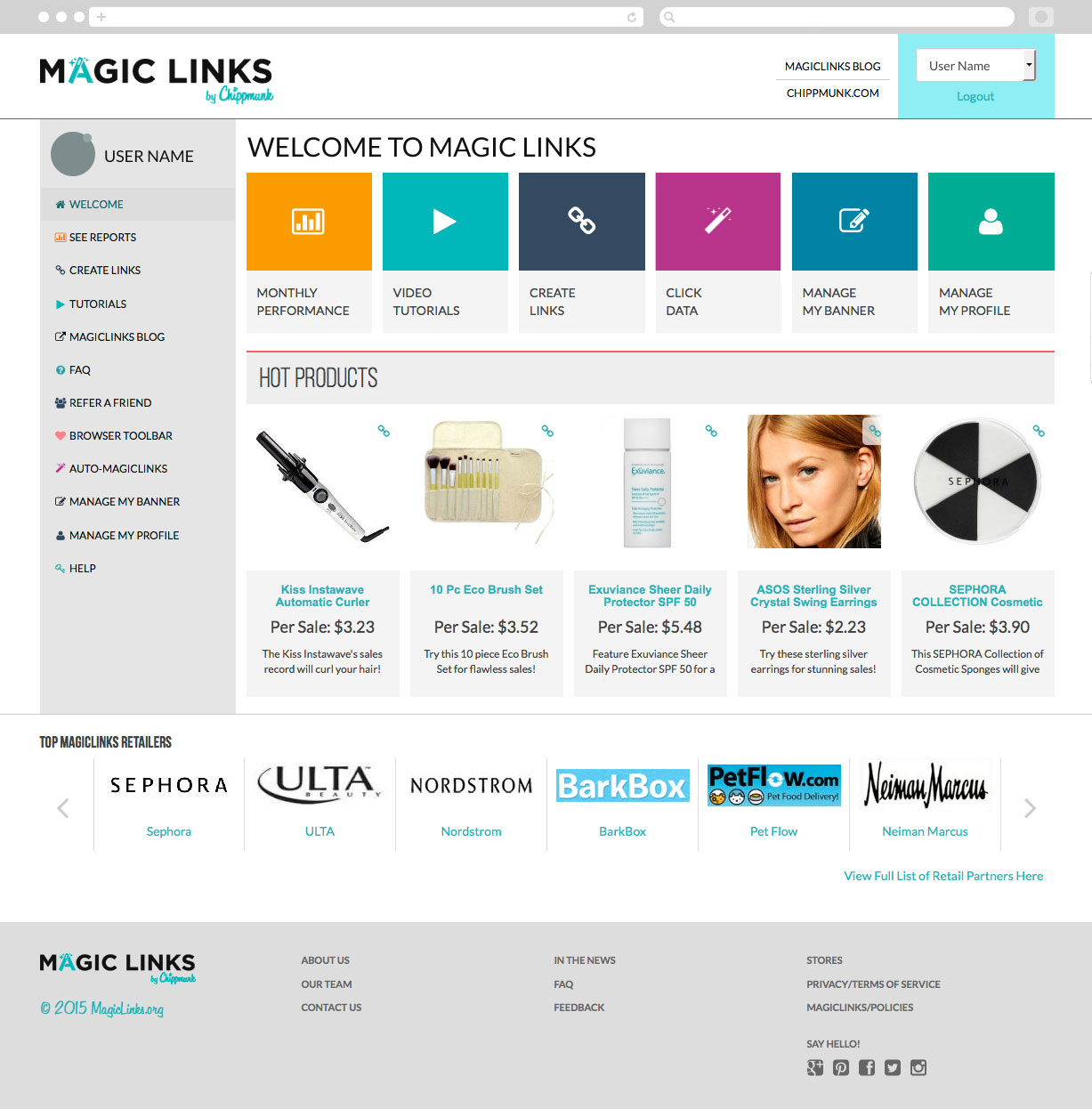Magic Links Tool Set